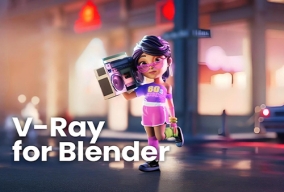 Blender Vray渲染器正式破解版 V-Ray 7.10.01 for Blender 4.2 – 4.5 Win