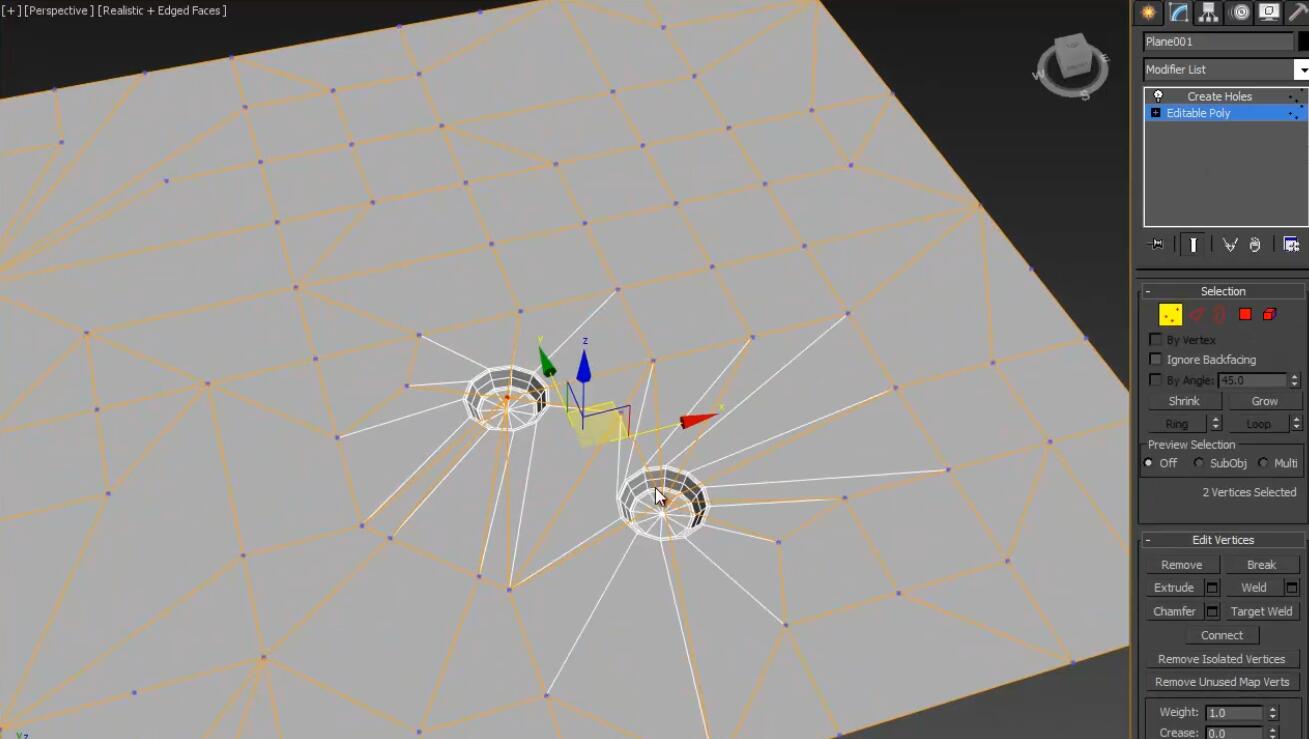 3DS MAX挖洞插件 Create Holes v1.3 For 3DS Max 2016 – 2021