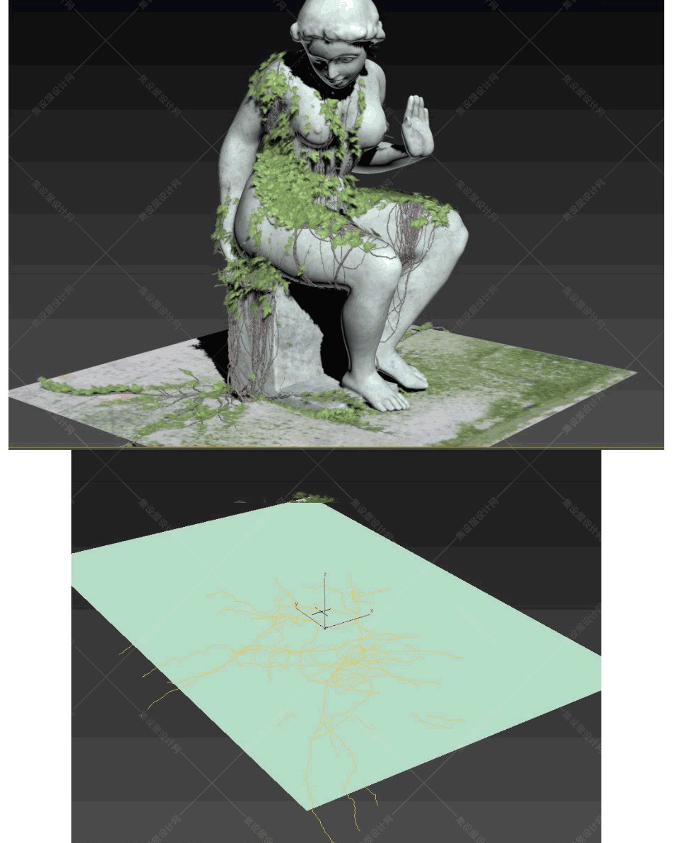 3Dmax蔓藤生成插件汉化版支持版本2010-2016（带安装使用教程）