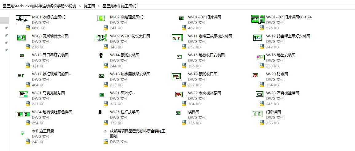 星巴克Starbucks咖啡馆连锁餐饮手册66份资料