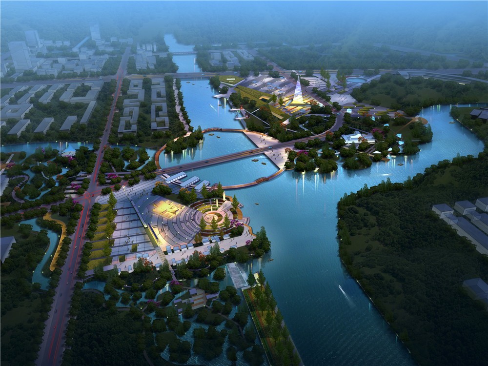 水晶石室外建筑后期后期素材 PSD分层园林景观效果图 后期配景素材PSD效果图 302张PSD效果图.41G