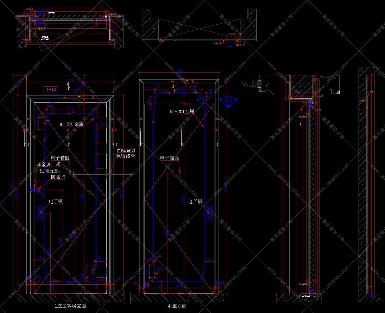 工艺节点《装饰工程常用基层做法》SU模型+CAD+基层厚度测算表！-22