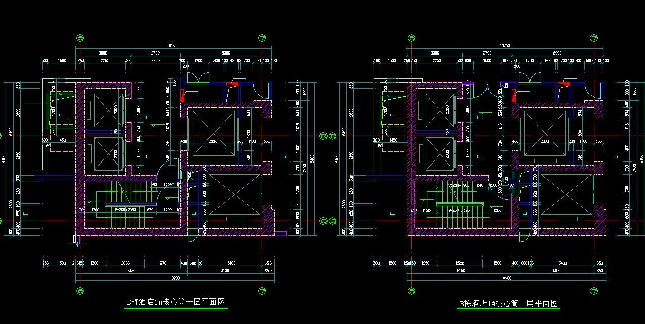 178米39层超高层建筑全套CAD施工图-4