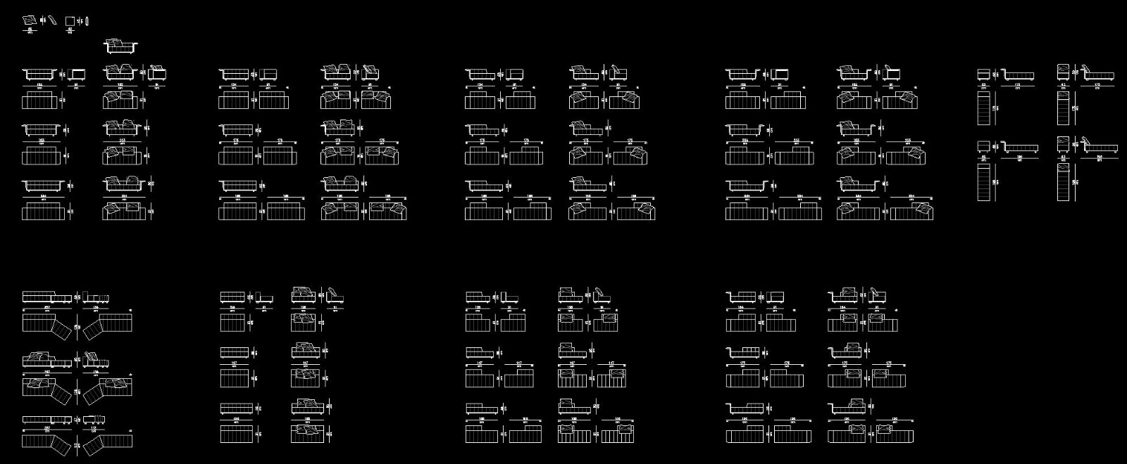 意大利家具图片，家具CAD图块、家具图库丨80M-7