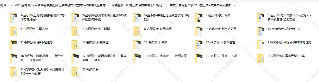 2020室内设计cad图库家具模型家工装中欧式平立面CAD图块大全素材-17