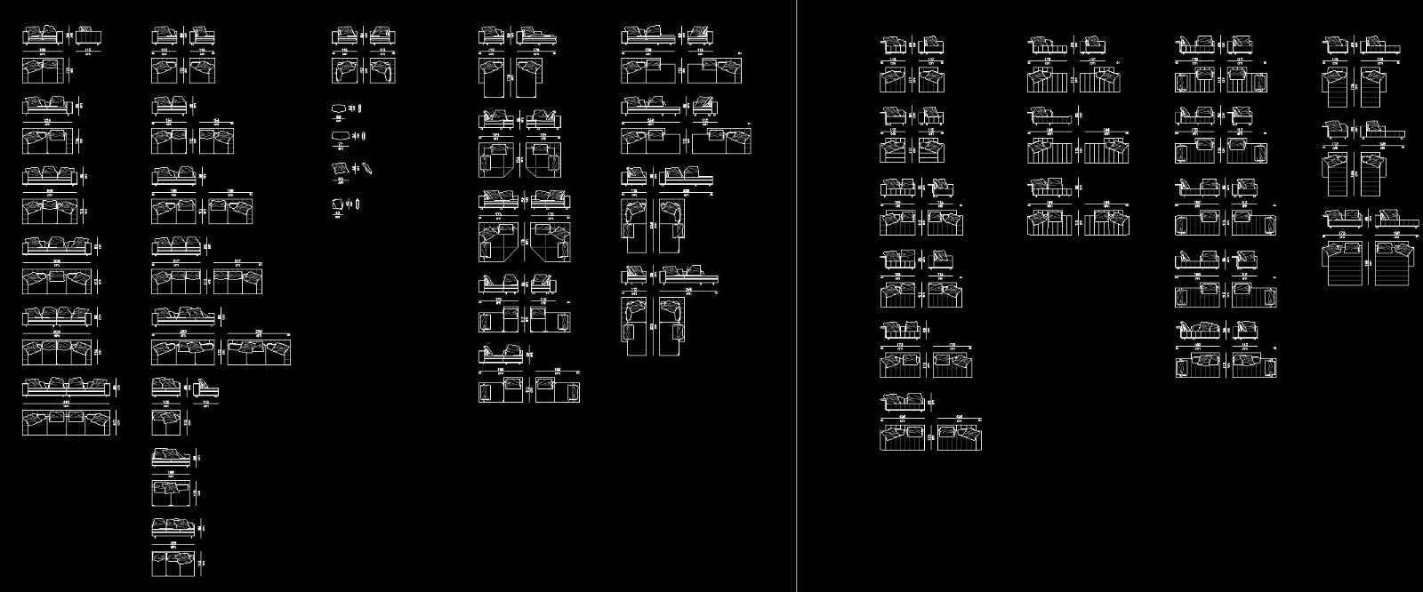 意大利家具图片，家具CAD图块、家具图库丨80M-5