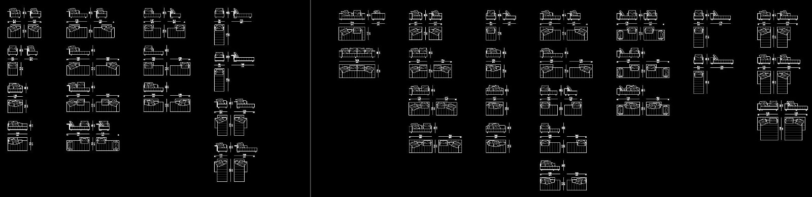 意大利家具图片，家具CAD图块、家具图库丨80M-6