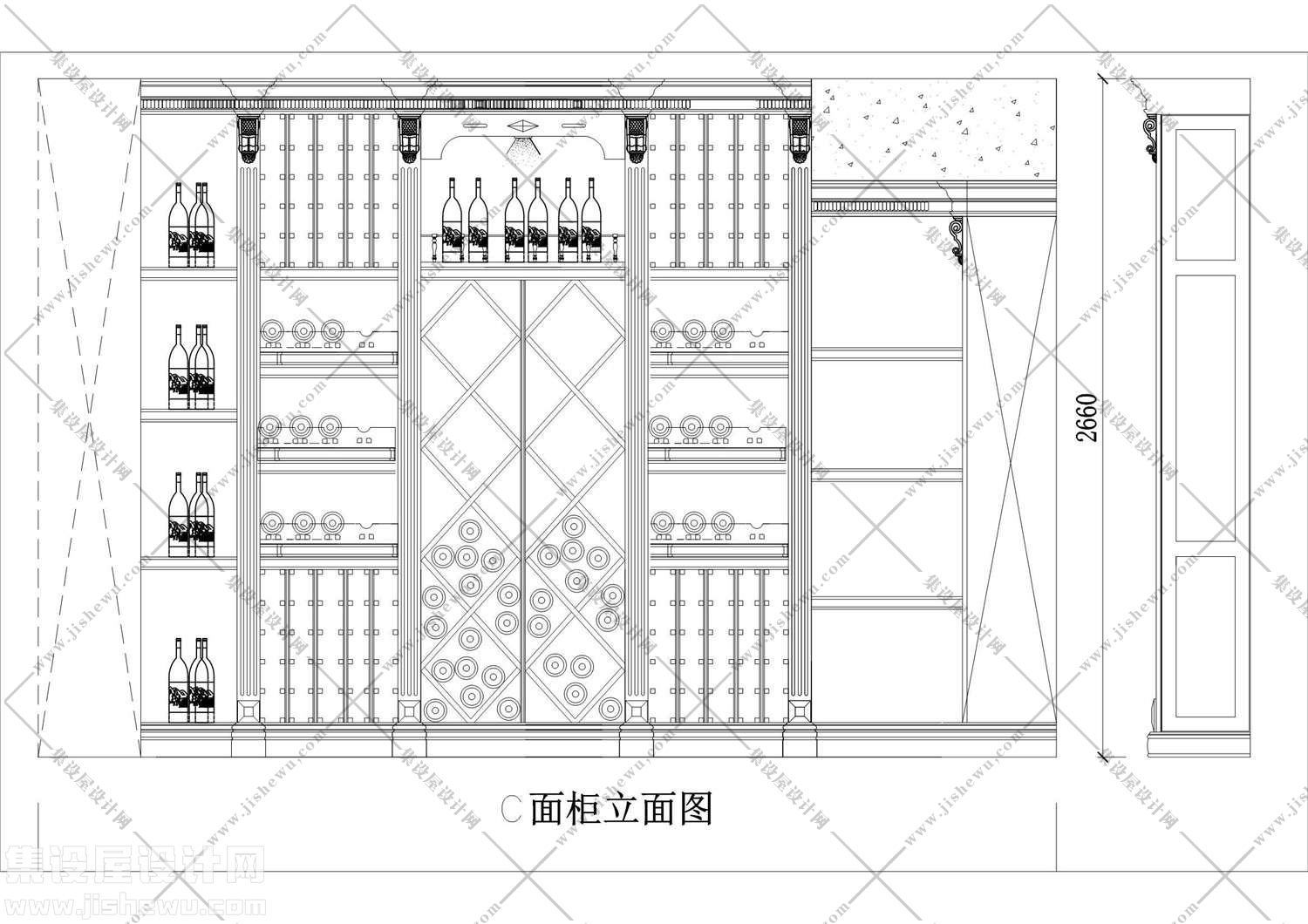 酒柜设计图纸-3
