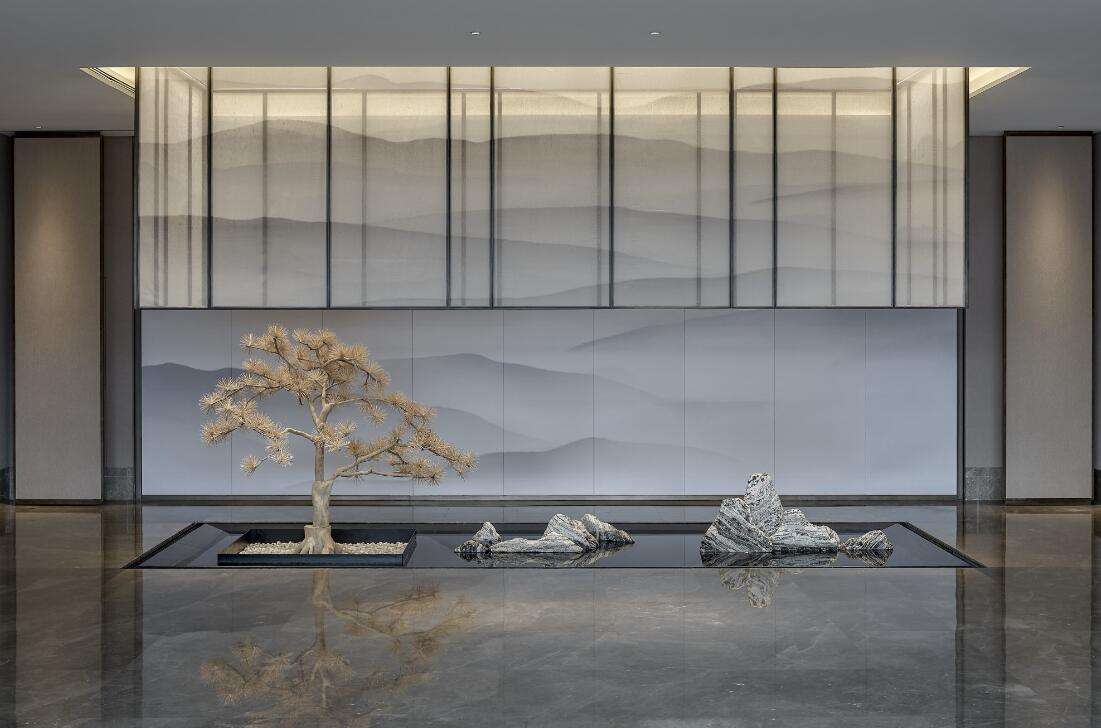 美盛北龙台（善水居）销售中心 丨1900㎡丨施工图 官方摄影-1