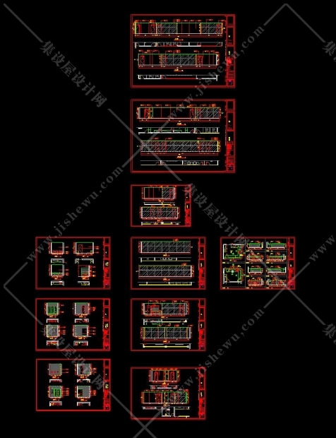 汽车展厅施工图CAD图纸-7