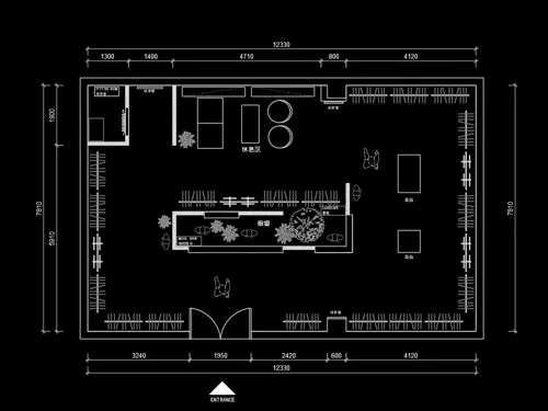服装店CAD施工图-平面立面节点46套-1