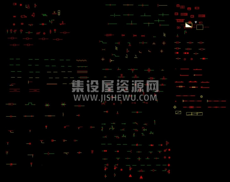CAD建筑安装园林等综合性图块-2