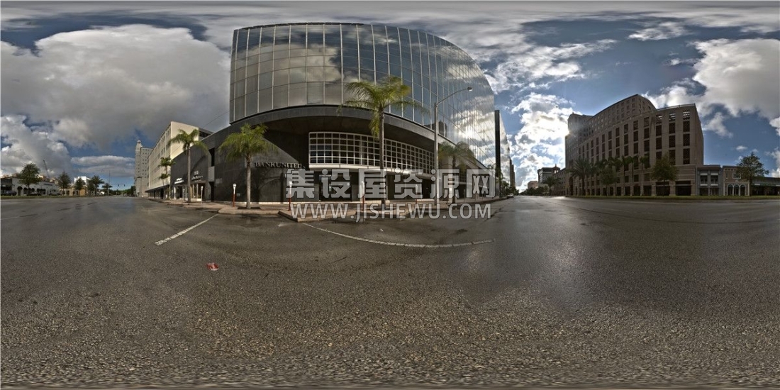 美国街道光照贴图HDRI-1